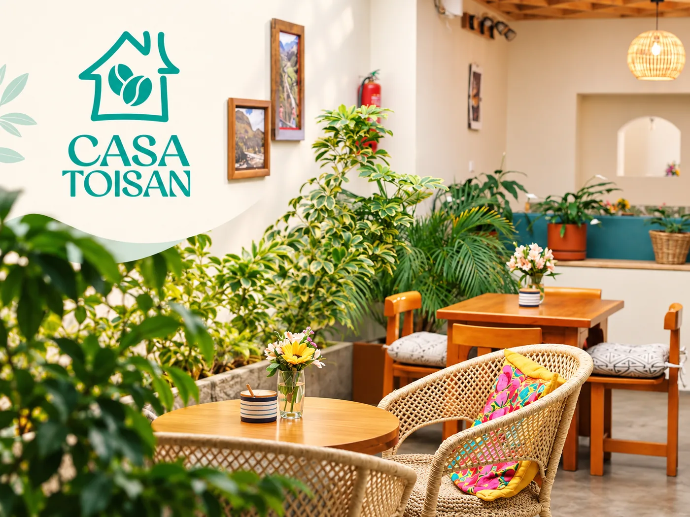 Casa Toisan, cafetería en Cotacachi
