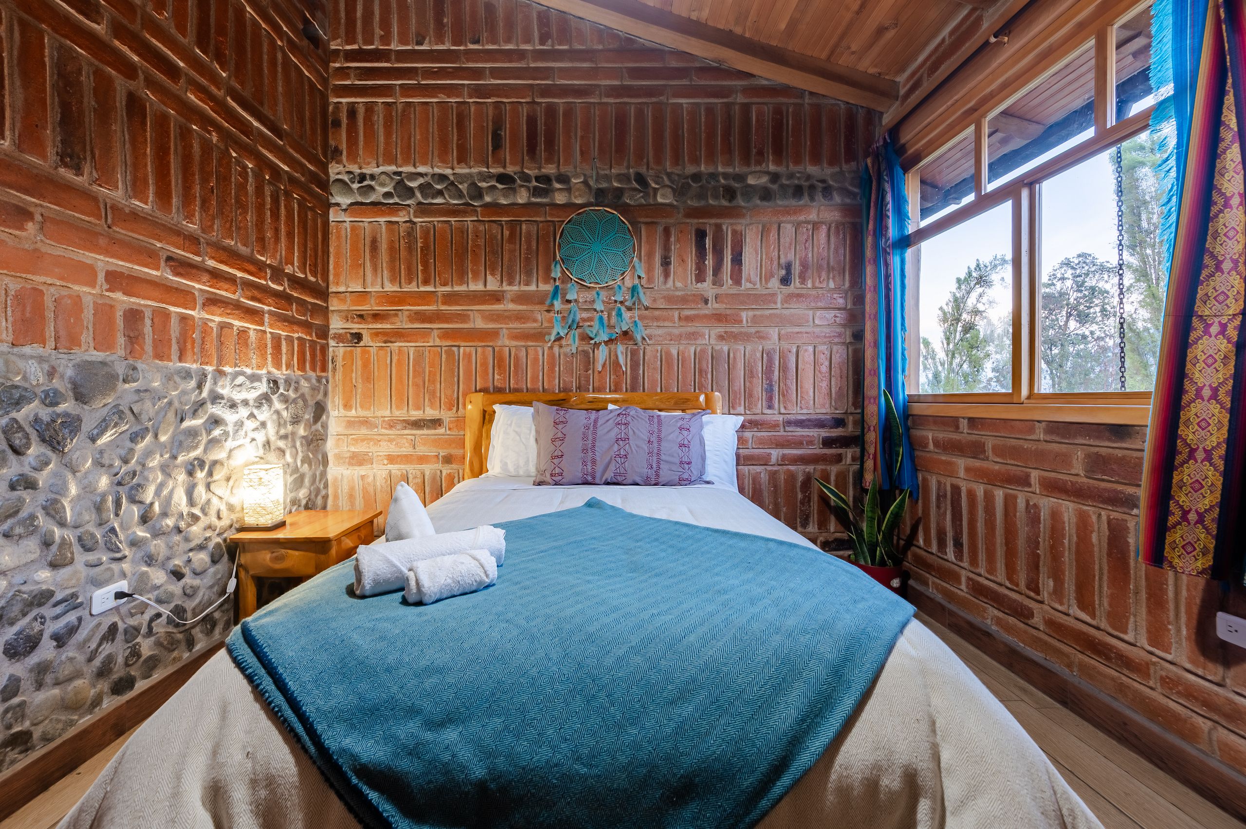 Dormitorio 2 del Cottage Familiar de Watzara Wasi en Cotacachi